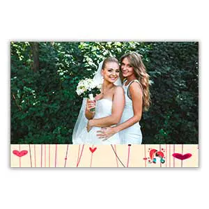 1 photo landscape photobooth frame