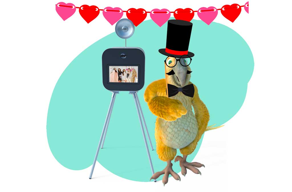 The BURDDY wedding photobooth, the essential photo animation for your wedding!